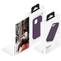 Чехол для телефона uBear Touch Mag для iPhone 15 (темно-фиолетовый)