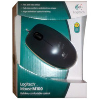 Мышь Logitech M100 Black (910-001604)