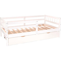 Кроватка для дошкольника Pituso Tomi с ящиком 673001 (белый)