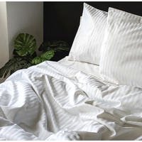 Постельное белье Homely White Stripe (2-спальный наволочка 70x70)