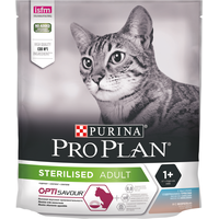 Сухой корм для кошек Pro Plan Sterilised Adult OptiSavour с треской и форелью 400 г