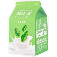  A'Pieu Тканевая маска с молочными протеинами и зелёным чаем (21 гр)