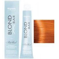 Крем-краска для волос Kapous Professional Blond Bar с экстрактом жемчуга BB 04 корректор медный