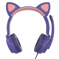 Наушники QUMO Game Cat (фиолетовый)