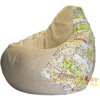 Кресло-мешок Meshkova Лондон беж XL [90x120]