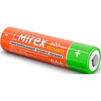 Аккумулятор Mirex AAA 600mAh 2 шт HR03-06-E2