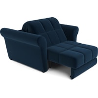 Кресло-кровать Мебель-АРС Гранд (микровелюр, темно-синий luna 034)