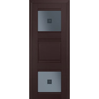 Межкомнатная дверь ProfilDoors Классика 6U R 60x200 (темно-коричневый/графит с прозрачным фьюз.)