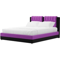 Кровать Лига диванов Камилла 200x160 101311 (фиолетовый/черный)