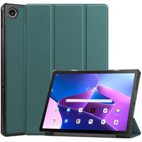 Чехол для планшета JFK Smart Case для Lenovo Tab M10 Plus 3rd Gen TB-125F/TB-128F (темно-зеленый)