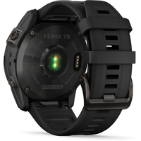 Умные часы Garmin Fenix 7X Sapphire Solar 51 мм (черный титан/черный)