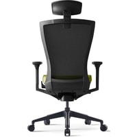 Кресло Bestuhl S10E120L (черная крестовина, черный/зеленый)