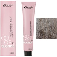 Крем-краска для волос Sergio Professional Color&Blonde 9.01 светлый блондин легкий пепельный