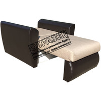 Кресло-кровать Асмана Квадро (кватро 4 кожзам коричневый)