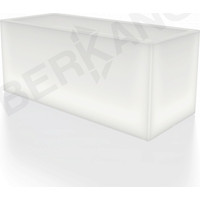 Кашпо Berkano Светящееся Cubric 120*50 DB (белый, подсветка)
