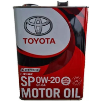 Моторное масло Toyota Motor Oil SP GF-6A 0W-20 4л