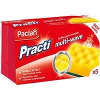 Губка Paclan PractI Multi-Wave (5 шт)