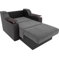 Кресло-кровать Mebelico Сенатор 105470 80 см (серый/черный)