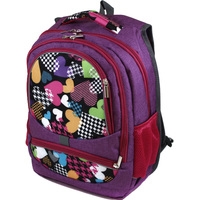 Школьный рюкзак Polikom 3701 (розовый/сиреневый)