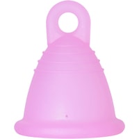 Менструальная чаша Me Luna Soft Shorty M кольцо (розовый)