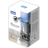 Настольная лампа Uniel UML-B702 E14 SILVER UL-00010159