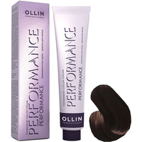 Крем-краска для волос Ollin Professional Performance 4/3 шатен золотистый