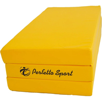 Cпортивный мат Perfetto Sport №4 складной 150x100x10 (желтый)