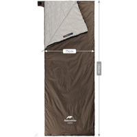 Спальный мешок Naturehike LW180 NH21MSD09 (серый/коричневый)