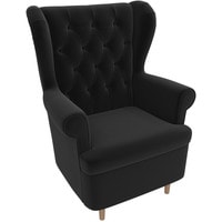 Интерьерное кресло Mebelico Торин Люкс 272 108508 (микровельвет, черный)