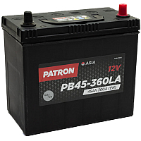 Автомобильный аккумулятор Patron Asia PB45-360LA (45 А·ч)