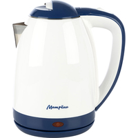 Электрический чайник Матрена MA-122 (стальной/синий/белый)