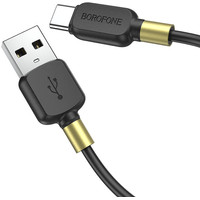Кабель Borofone BX59 USB Type-A - USB Type-C (1 м, черный)