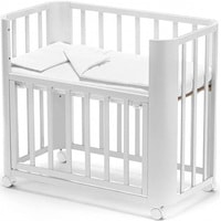 Приставная детская кроватка Nuovita Accanto Ferrara (белый)