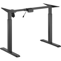 Стол для работы стоя ErgoSmart Wooden Electric Desk 1300х750х27 мм (дуб мореный/черный)