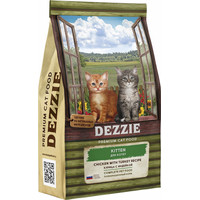 Сухой корм для кошек Dezzie Kitten (для котят с курицей и индейкой) 2 кг