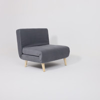 Кресло-кровать DiArt Элли 80 104192 (серый Велютто люкс 32/бук) в Гродно