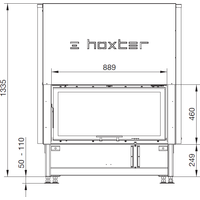 Встраиваемая печь-камин Hoxter HAKA 89/45h