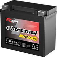 Мотоциклетный аккумулятор RDrive eXtremal Gold YTX20HL-GEL (20 А·ч)