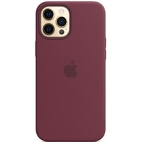 Чехол для телефона Apple MagSafe Silicone Case для iPhone 12 Pro Max (сливовый)