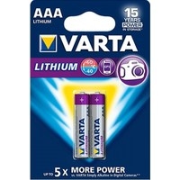 Батарейка Varta Lithium AAA 2 шт.