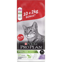 Сухой корм для кошек Pro Plan Sterilised Adult Optirenal для стерилизованных с индейкой 12 кг