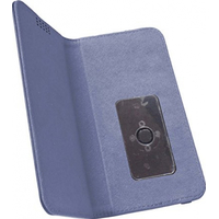 Чехол для телефона Moleskine Universal Booktype (черный/голубой)