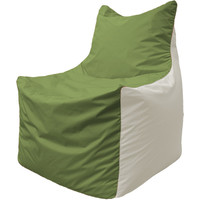 Кресло-мешок Flagman Фокс Ф2.1-231 (оливковый/белый)