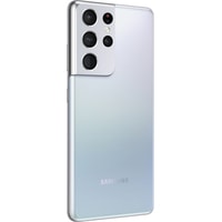 Смартфон Samsung Galaxy S21 Ultra 5G SM-G998B/DS 16GB/512GB Exynos Восстановленный by Breezy, грейд B (серебряный фантом)