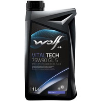 Трансмиссионное масло Wolf VitalTech 75W-90 GL 5 1л