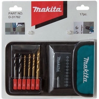Набор оснастки для электроинструмента Makita D-31762 (17 предметов)