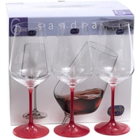 Набор бокалов для вина Bohemia Crystal Sandra 40728/D4657/450