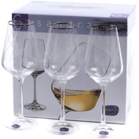 Набор бокалов для вина Bohemia Crystal Sandra 40728/Q9107/250