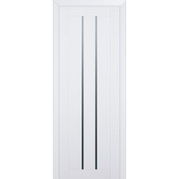 Межкомнатная дверь ProfilDoors 49U L 60x200 (аляска/стекло графит)