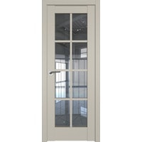 Межкомнатная дверь ProfilDoors 101U L 80x200 (шеллгрей/стекло прозрачное)